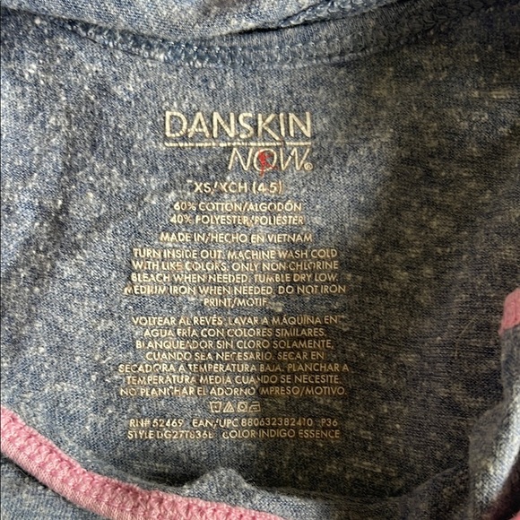 Danskin Now Racerback Tank Top with Colorful Dance Print - Picture 4 of 4
